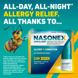 Nasonex bouteille pompe nasal, utilisation précise et facile.