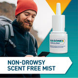 Nasonex lot de 2 sprays nasaux pour deux usages quotidiens.