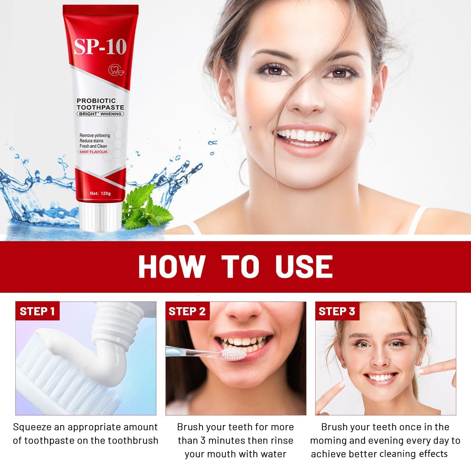 Nasteck SP10 frais-respiration durable pour une haleine plus fraîche.