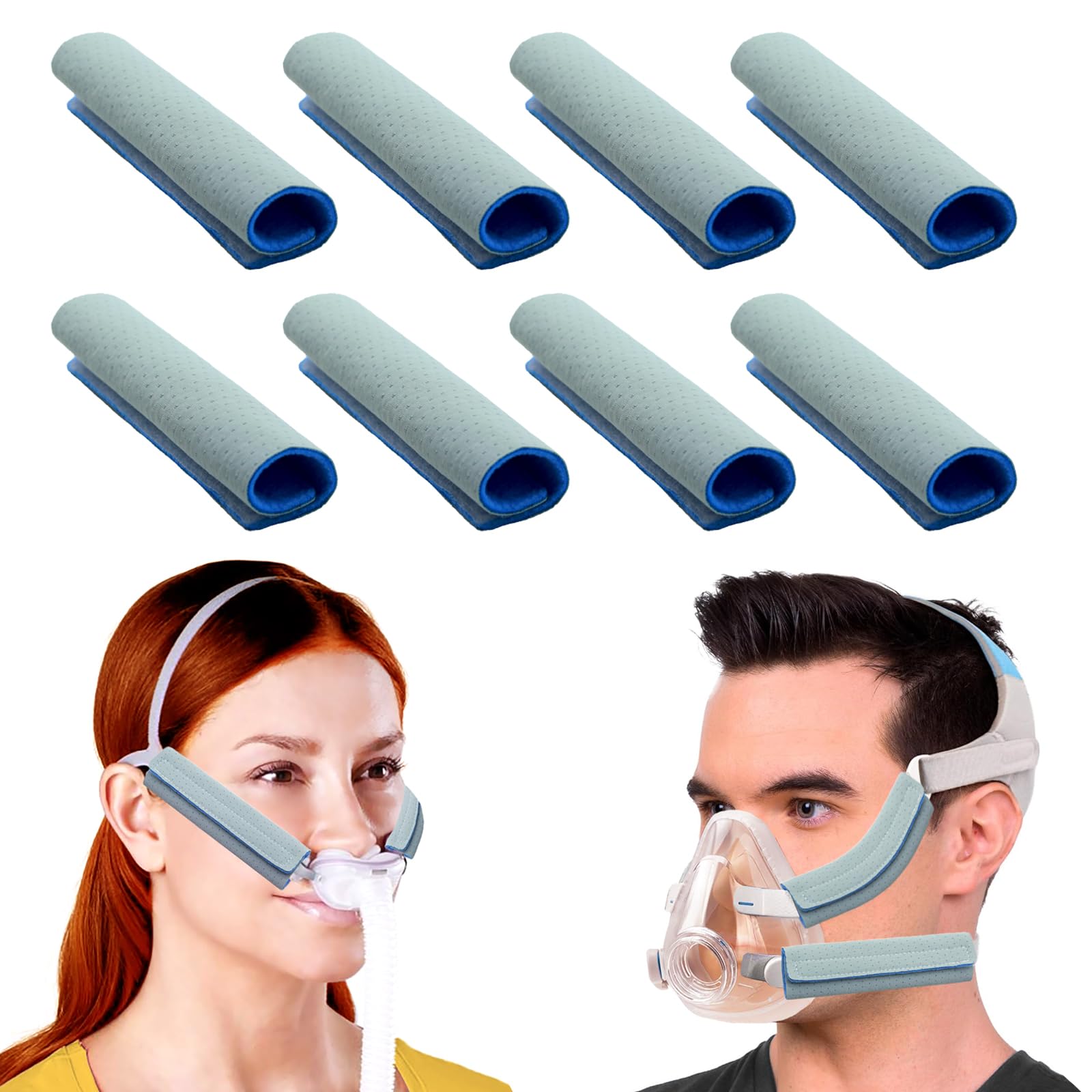 NATAKU couvre-sangle CPAP double-tissu, chaleur et confort nocturnes.
