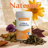 Natener – extrait lutéine et zeaxanthine visibles, protection possible contre la fatigue visuelle.