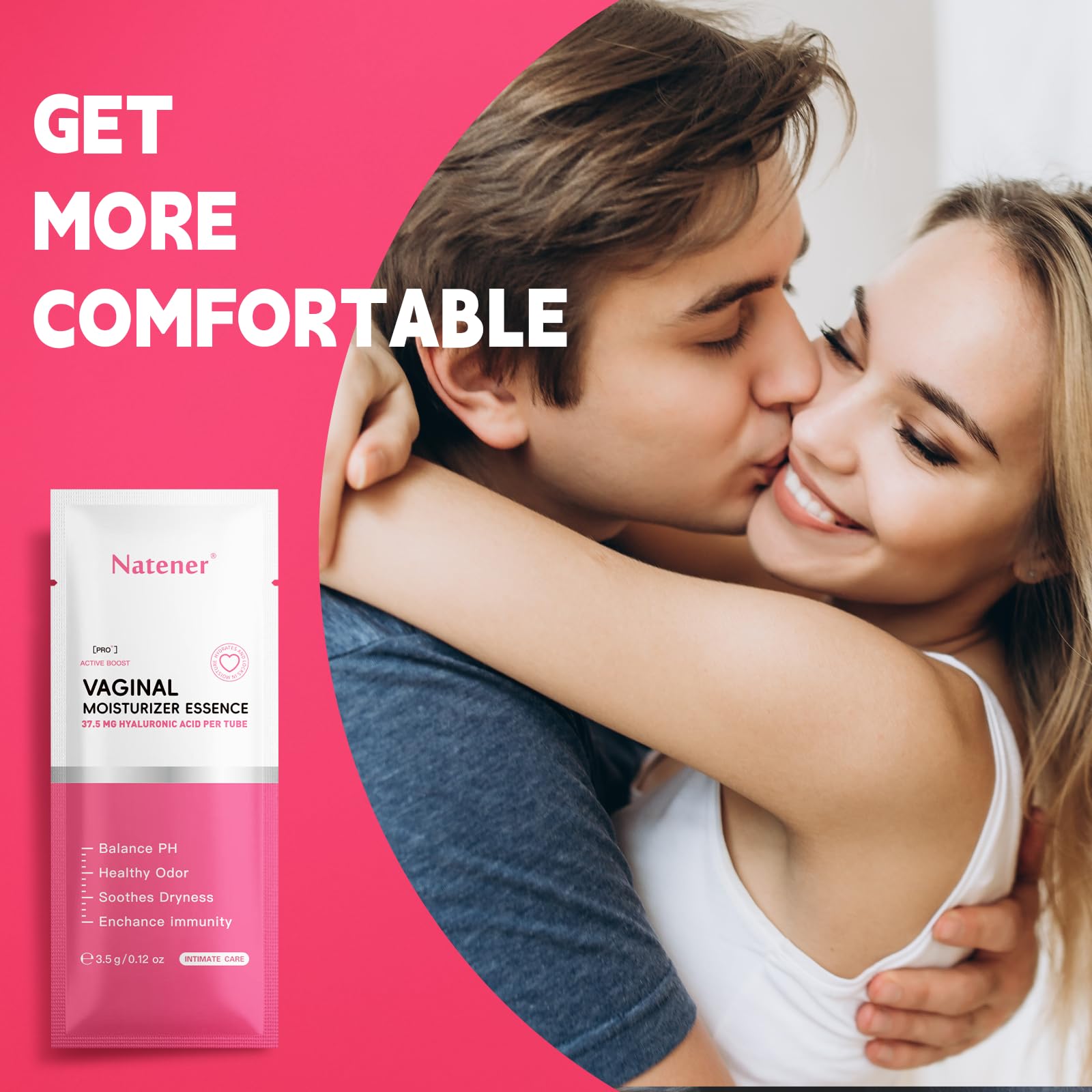 Natener sans hormones parabens sulfates pour routine douce.