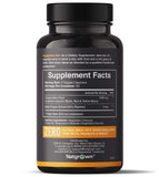 Natgrown Maca capsules boîte 120 gélules, énergie soutenue.