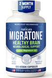 Naticura Migratone – bouteille montrant la formulation pour le soutien potentiel des migraines