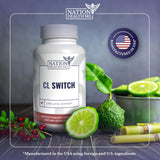 NATION HEALTH MD CL Switch : berberine et composants clés pour le bien-être métabolique.