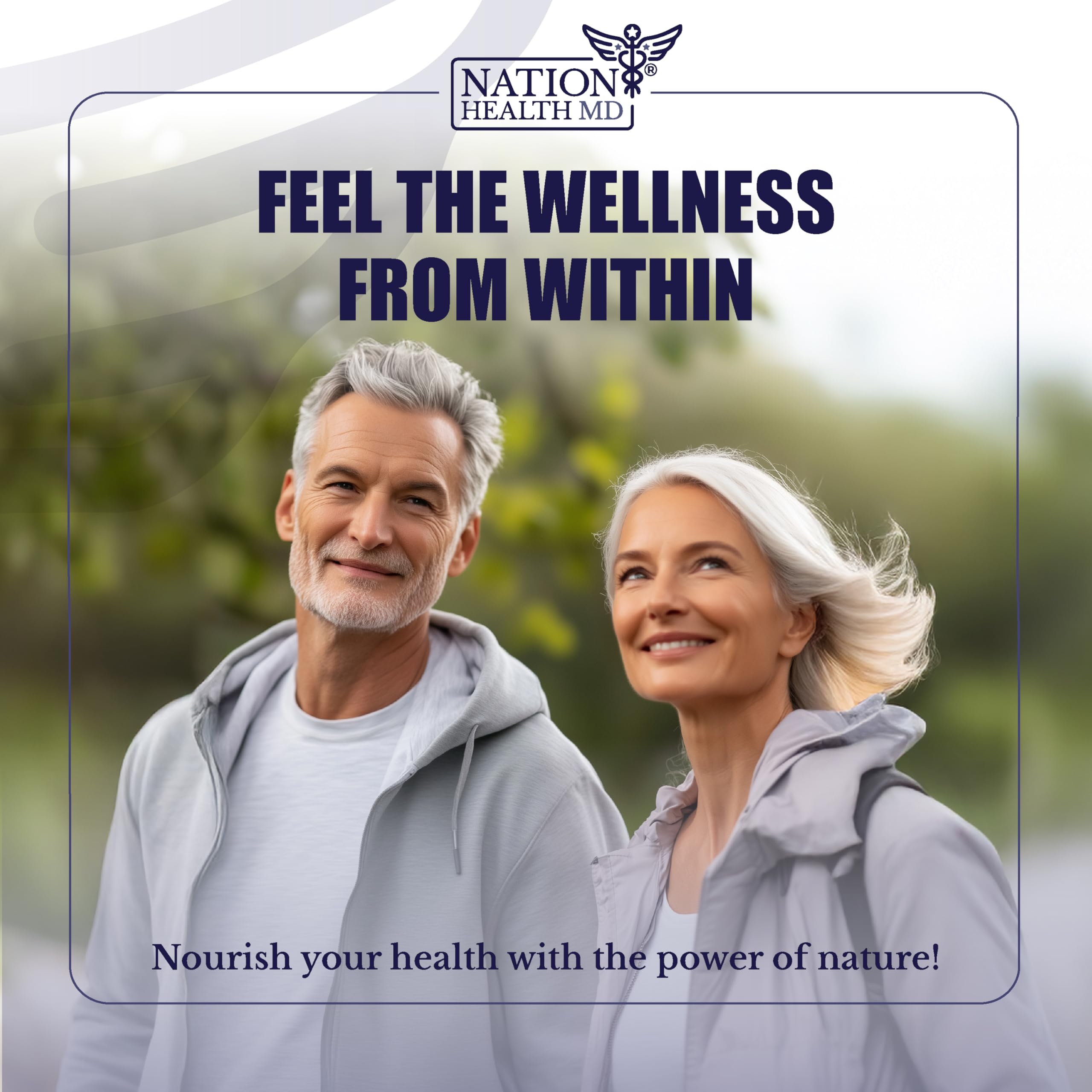 NATION HEALTH MD CL Switch : emballage fabriqué aux USA, végane et sans gluten.