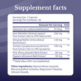 NATION HEALTH MD Flow Active antioxydants sélénium et lycopène pour la vitalité cellulaire.
