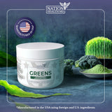 Nation Health MD Greens bouteille verre pratique pour supplémentation