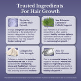 NATION HEALTH MD Hair Switch – emballage, notice claire sur les nutriments.