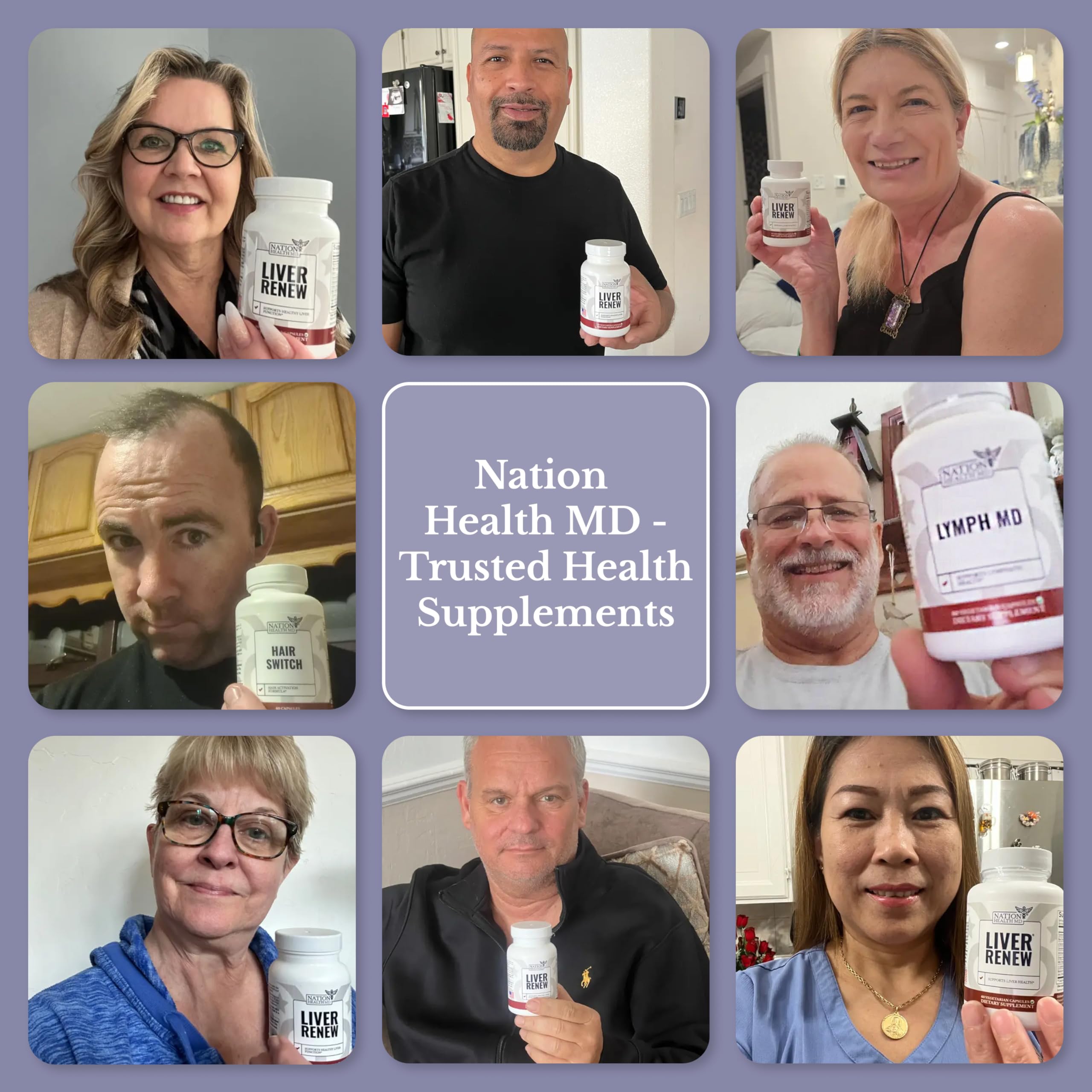 NATION HEALTH MD Hair Switch – utilisation quotidienne pour potentiellement soutenir le cuir chevelu.