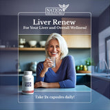 NATION HEALTH MD Liver Renew - Gélules: format pratique pour l'utilisation quotidienne