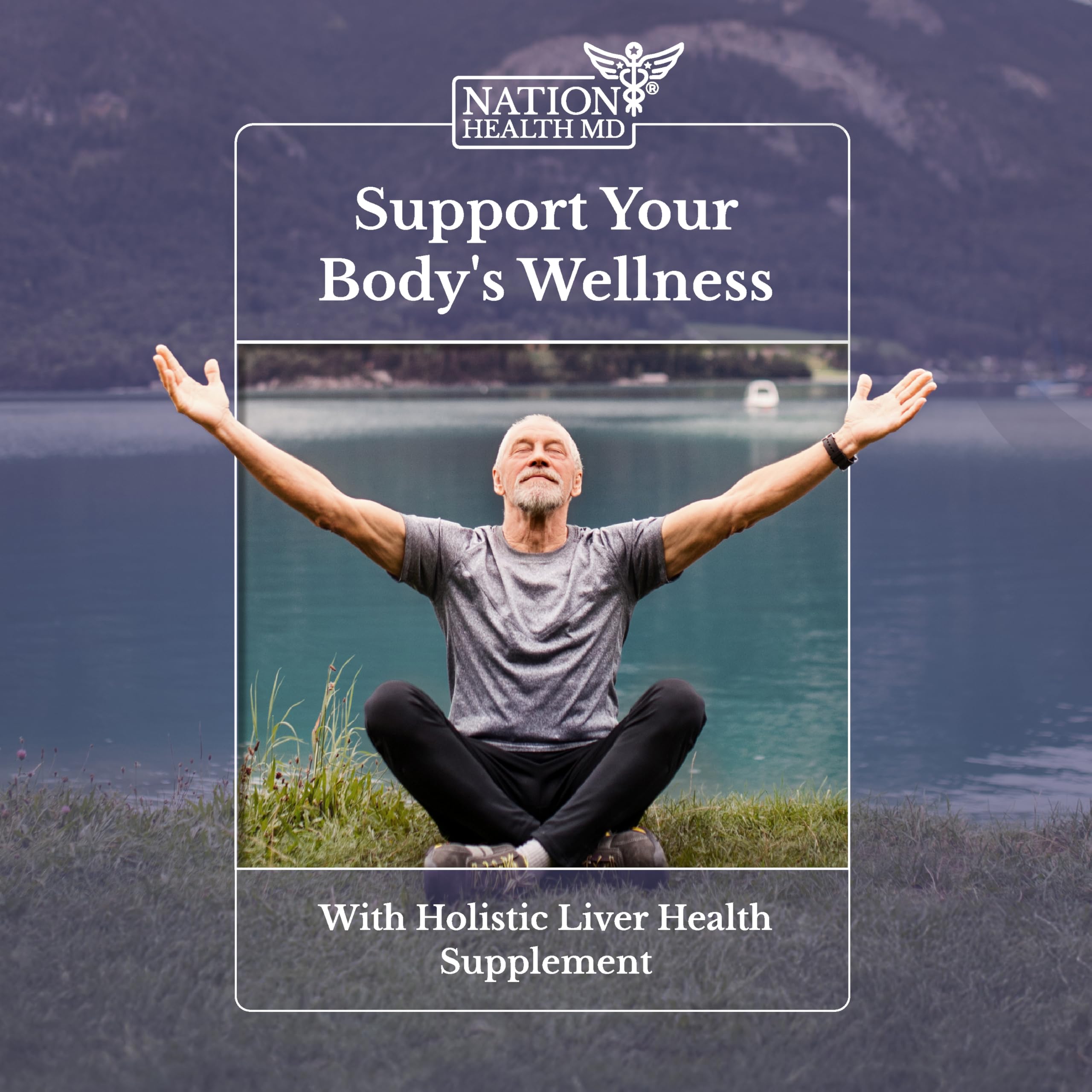 NATION HEALTH MD Liver Renew - Schéma des bienfaits: soutien foie et digestion