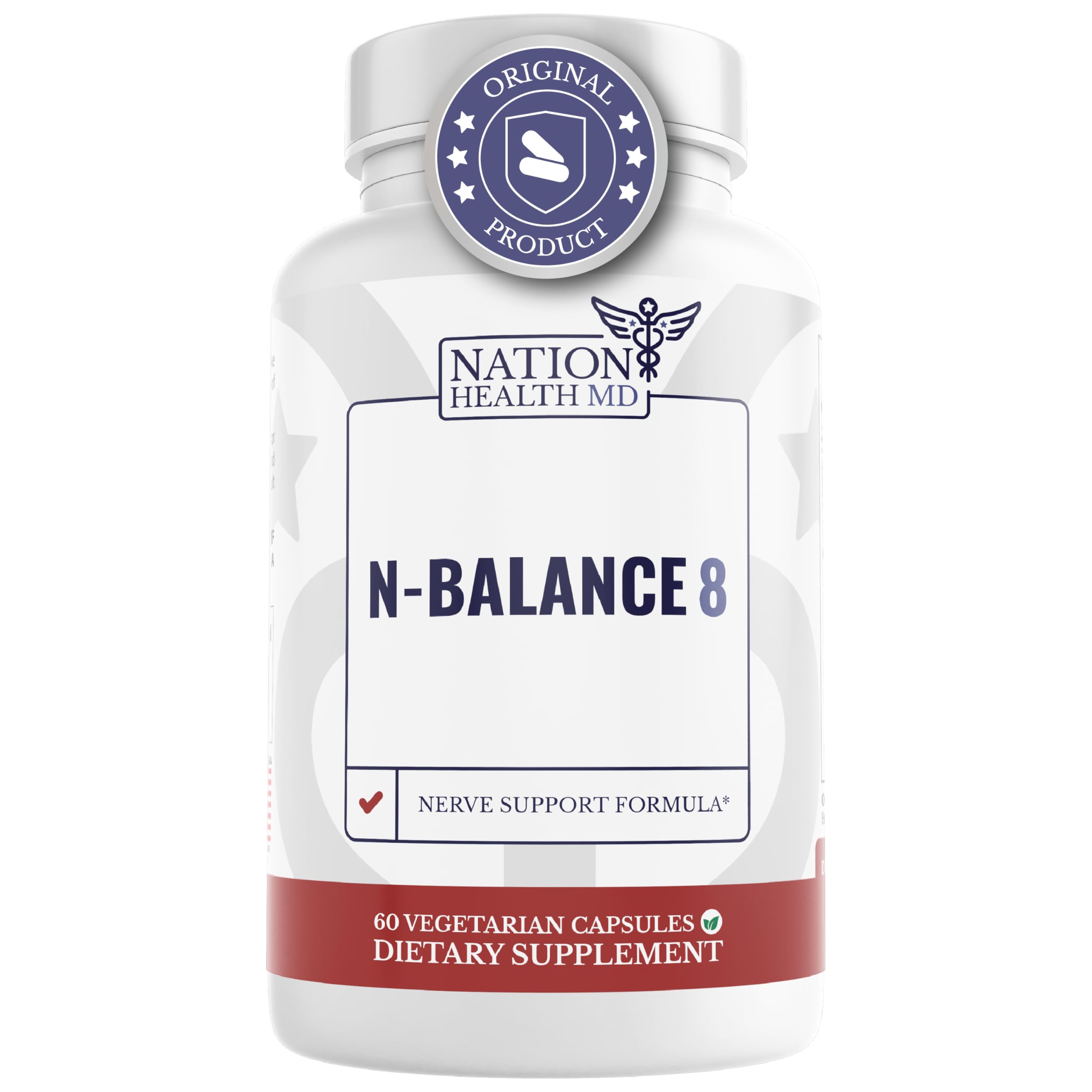 NATION HEALTH MD N-Balance8 bouteille - soutien nerveux potentiel au quotidien