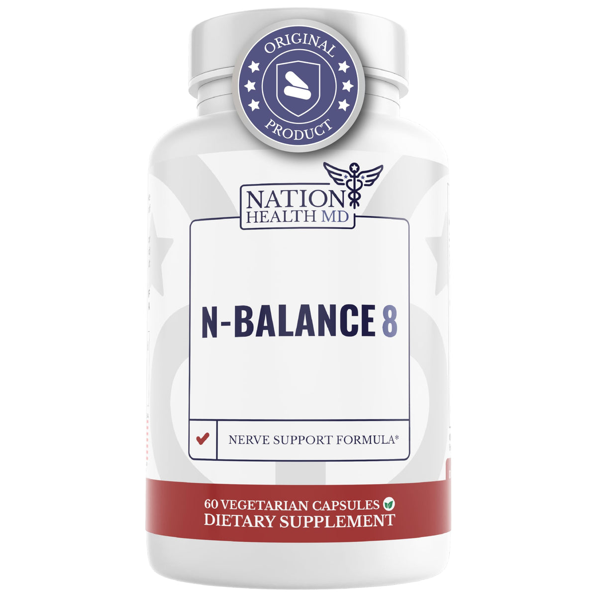 NATION HEALTH MD N-Balance8 bouteille - soutien nerveux potentiel au quotidien