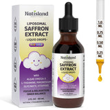 Gouttes NATISLAND Safran Liposome pour enfants, bouteille, potentiel soutien concentration quotidienne