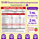 Gouttes NATISLAND Safran Liposome pour enfants, pipette, facilité de dosage