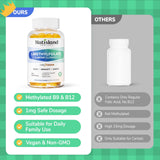 Gommes NATISLAND L‑Methylfolate adaptées à enfants et adultes pour une routine simple.