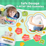 Ingrédients NATISLAND L‑Methylfolate gommes visibles sur l’étiquette.