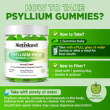 Gommes NATISLAND psyllium husk – texture tendre à mâcher