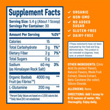 Texture fine de poudre NativePath Baobab Prébiotique pour un mélange facile.