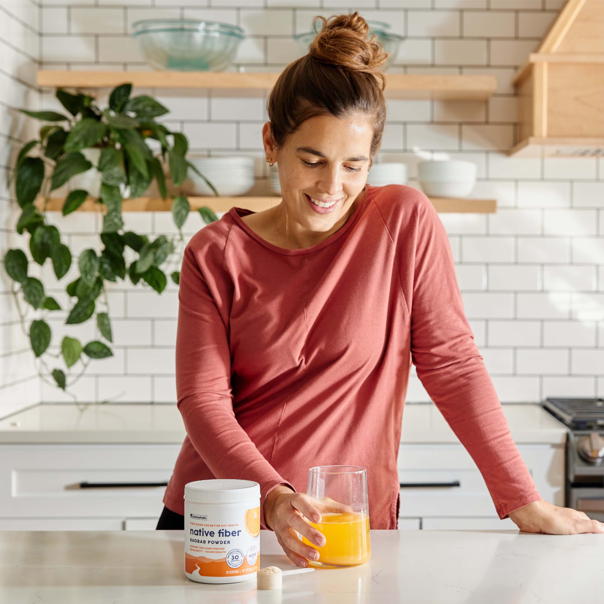 Prébiotique Baobab NativePath — facile à intégrer dans une routine.