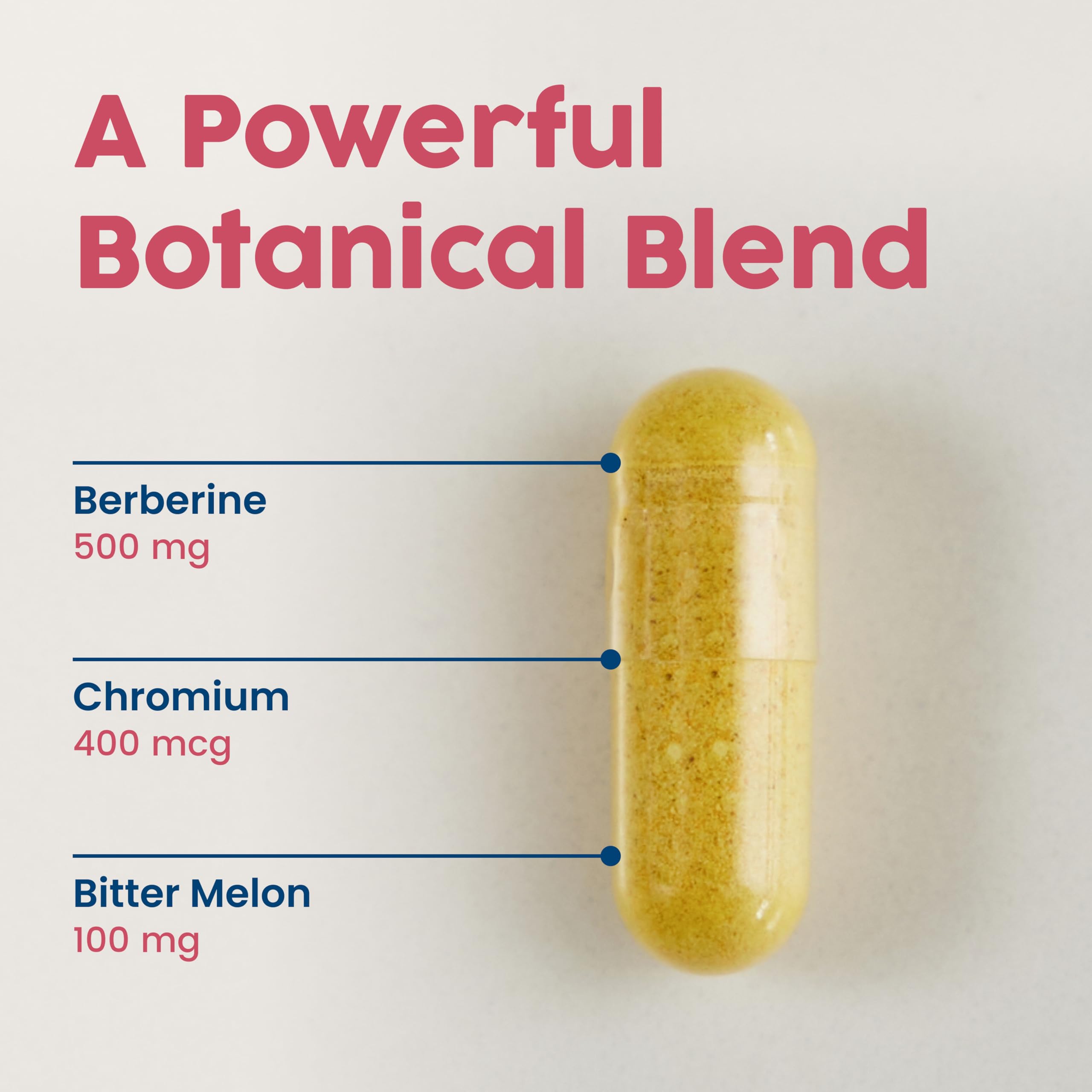 NativePath Berberine HCl: mélange 3-en-1 pour le soutien métabolique.