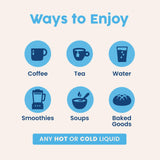 NativePath Collagène Poudre dans rituel matin, favorisant une routine hydratante et équilibrée.