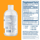 Étiquette bio NativePath MCT huile liquide, pureté et transparence