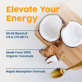 Dose neutre et polyvalente de NativePath MCT huile liquide