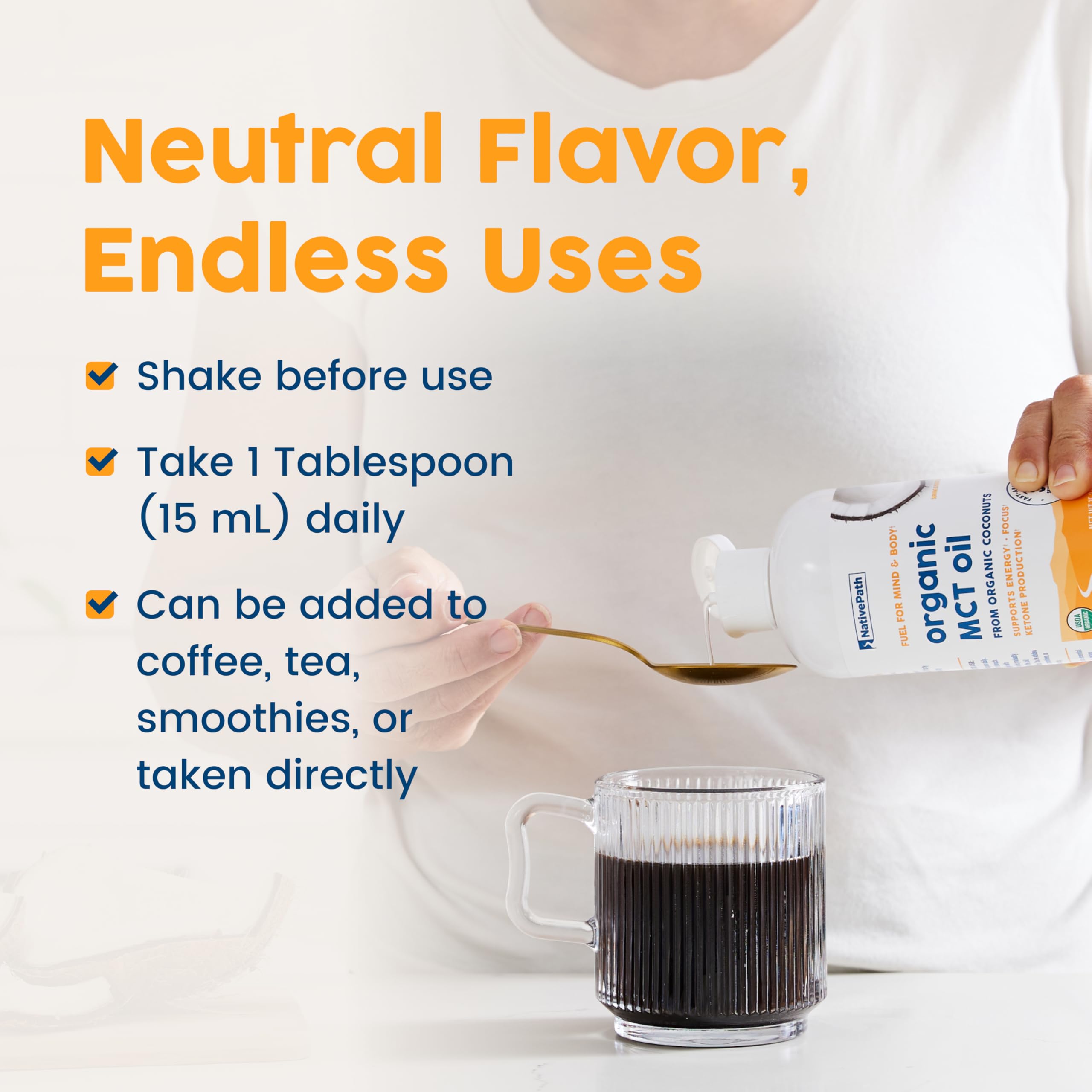 Petit-déjeuner Paleo et Vegan avec NativePath MCT huile liquide