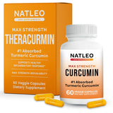 Theracurmin Natleo USA: bouteille montrant un complément quotidien pour le soutien des articulations.