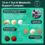 Capsules Natprime Akkermansia avec prébiotiques pour l'équilibre de l'appétit.