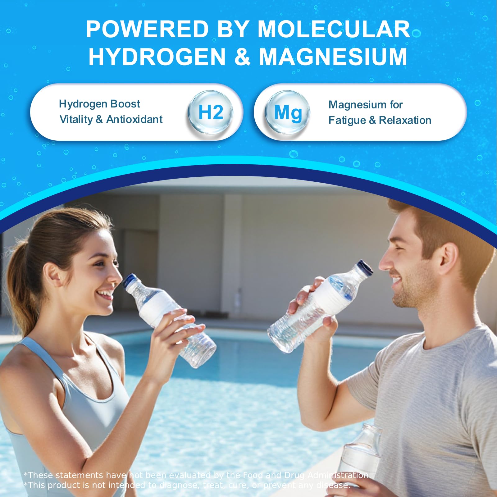 Natprime tablettes eau hydrogene bulles fines experience boisson rafraichissante