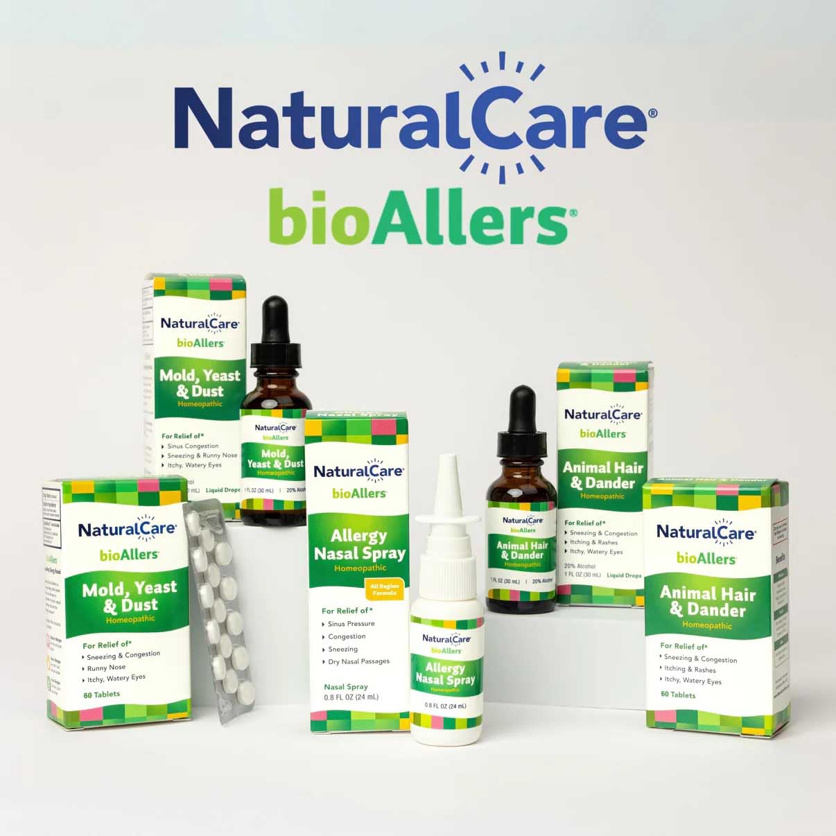 Natra-Bio NaturalCare spray nasal — mise en évidence du soulagement des sinus.