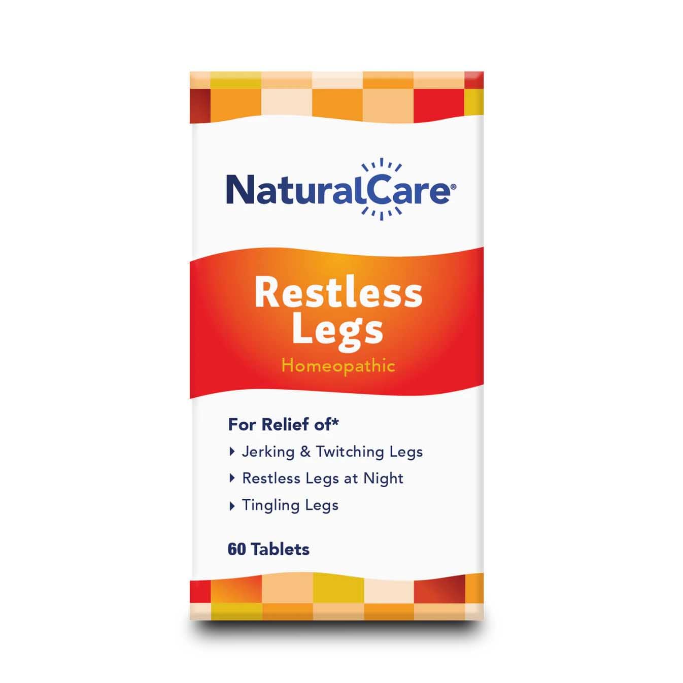 Boîte Natra-Bio NaturalCare, 60 comprimés, soutien potentiel pour une nuit plus sereine des jambes.