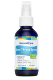 Natra-Bio NaturalCare Spray gorge menthe, flacon 118 ml, pour gorge irritée.