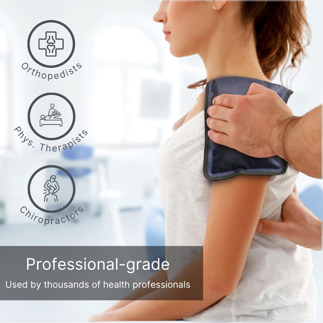 NatraCure FlexiKold pack gel froid dos, confort musculaire lors de longues journées.