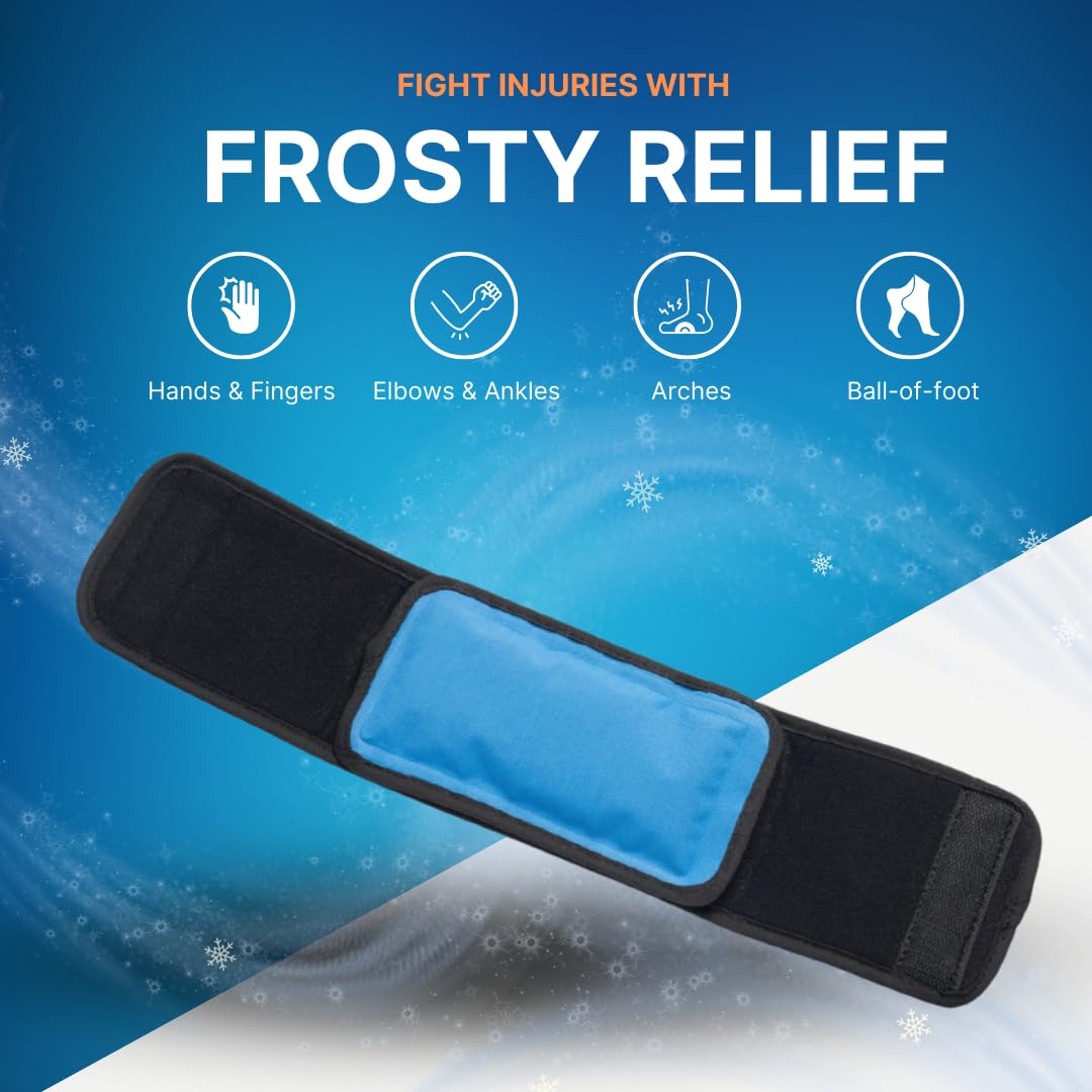 NatraCure Wrap froid pied, réduction de l’inconfort après marche.