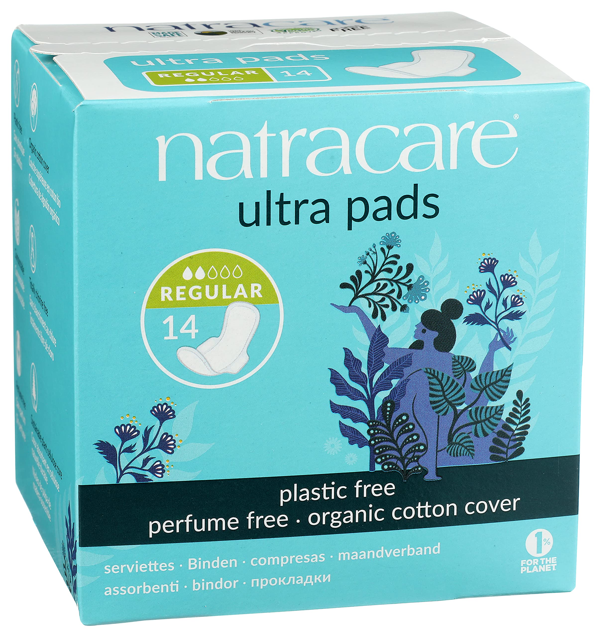 Natracare coton biologique certifié, protection ultra douce et naturelle.