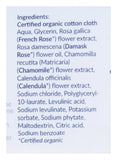 Natracare lingettes intimes coton bio rose française, sensation rafraîchissante et naturelle.