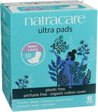 Matériaux naturels Natracare, moins d'irritation potentielle pour peaux sensibles.