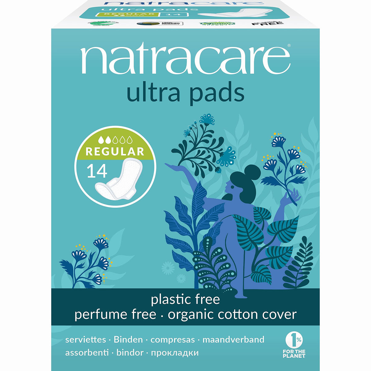 Natracare protections hygiéniques ultra avec ailes, confort discret au quotidien.