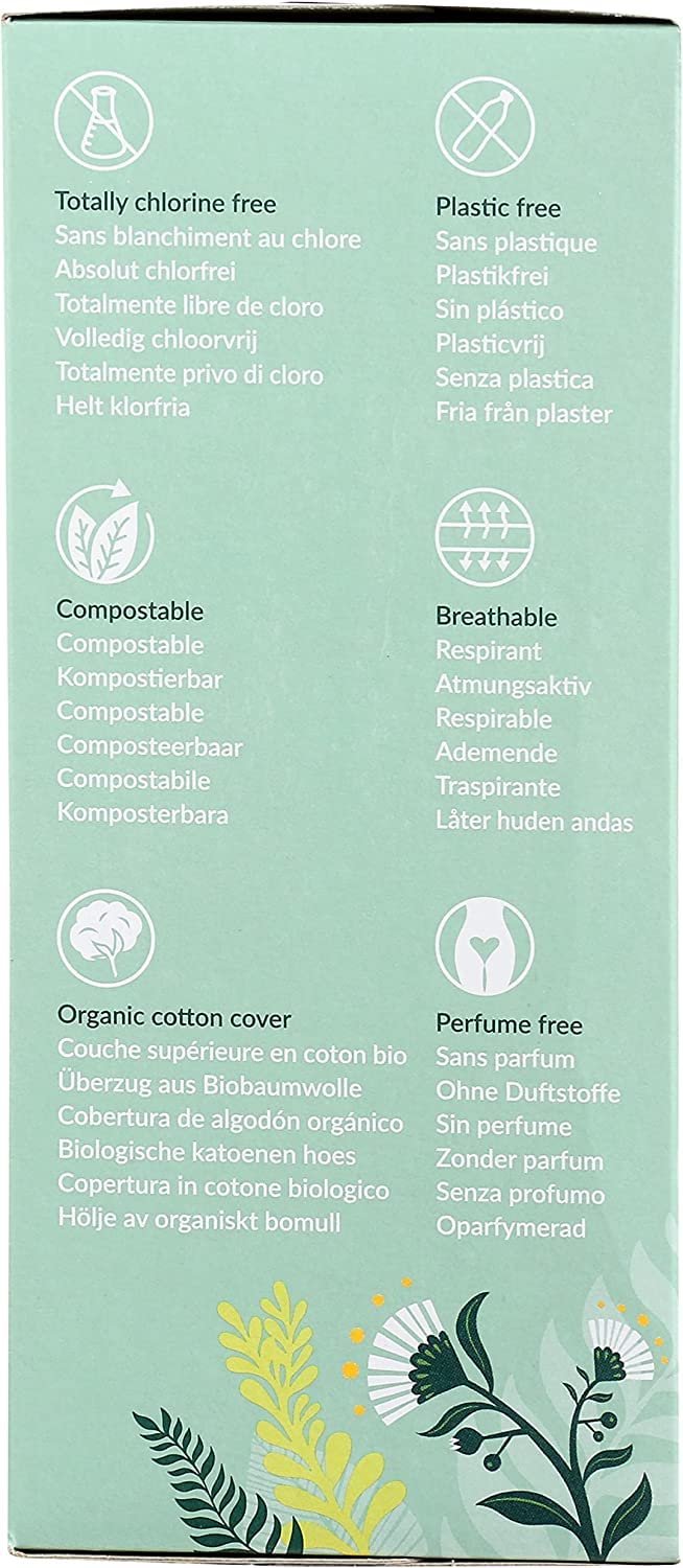 Natracare protégeant-slips incurves texture douce coton biologique
