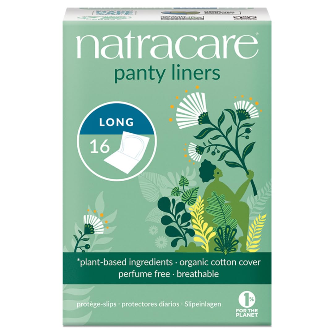 Natracare protège-slips longs avec coton biologique, douceur discrète et durable.