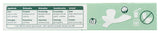 Forme discrète et absorbante du protège-slip Natracare.