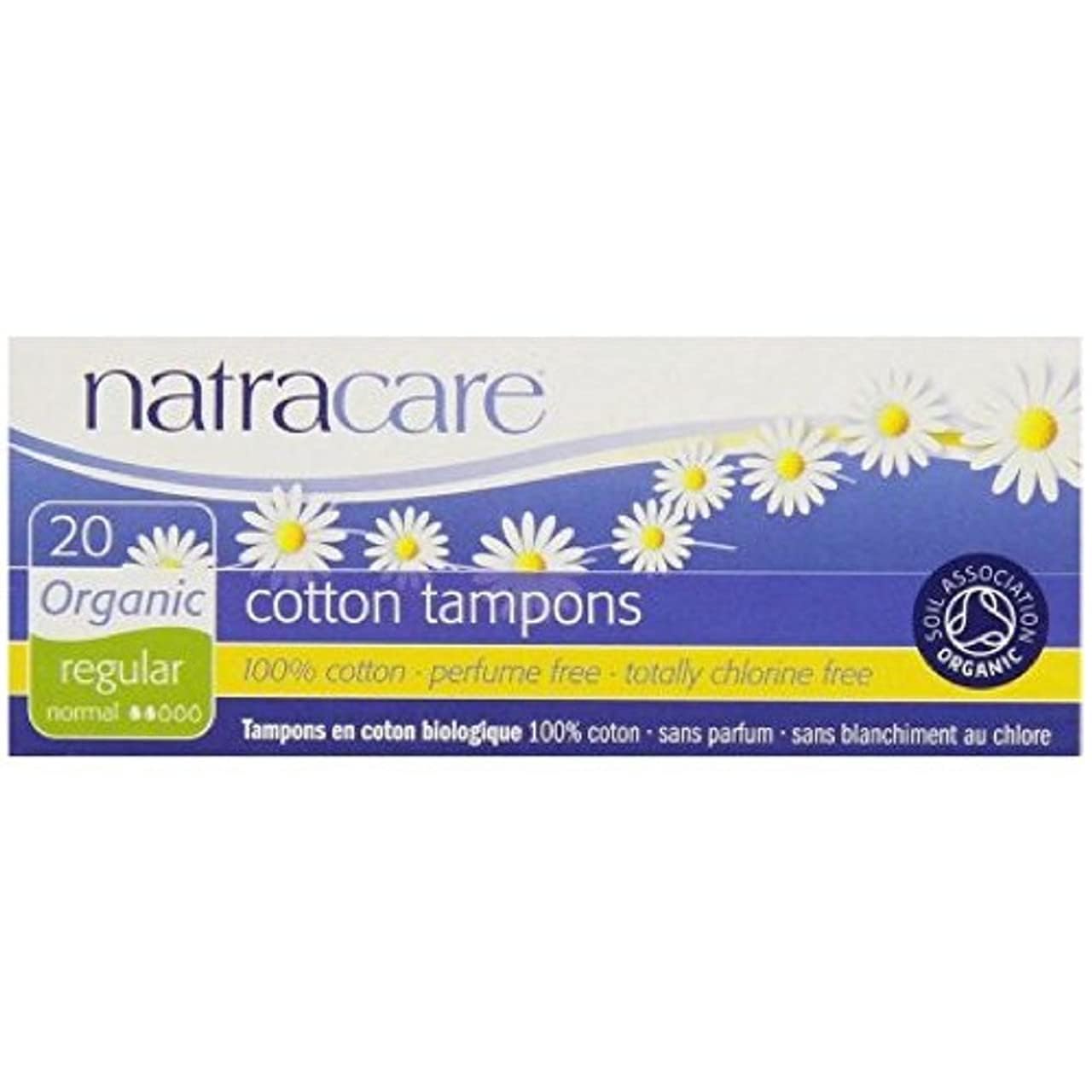 Insertion douce des Tampons Natracare Organiques Regular pour un confort maximal