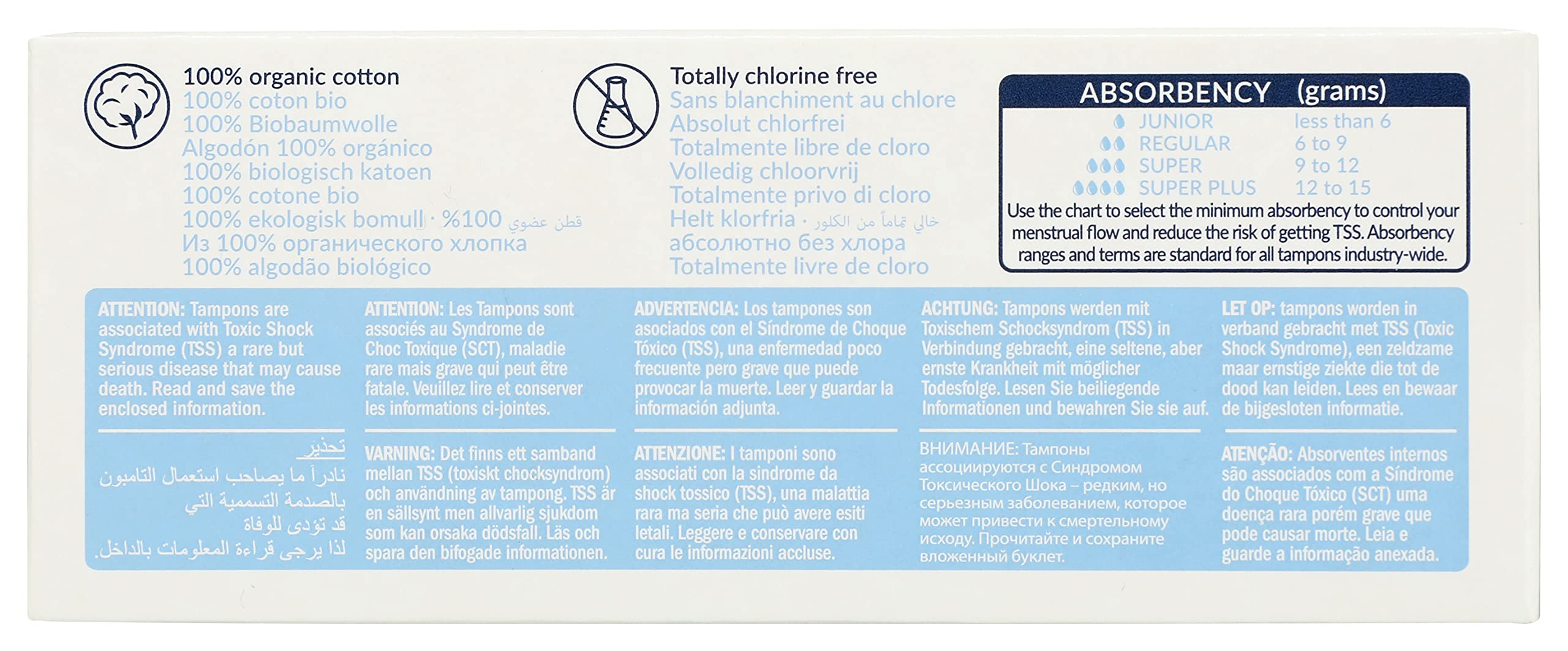 Utilisation quotidienne avec Natracare, coton biologique et confort.
