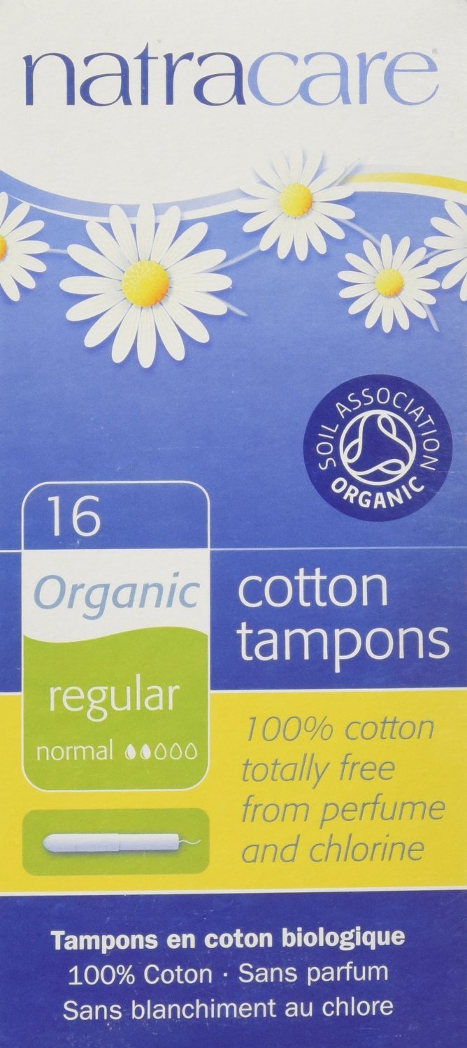 Tampons Natracare Reg avec applicateur, format pratique pour le quotidien.