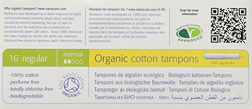 Tampons Natracare Reg visibles, usage quotidien en toute simplicité.