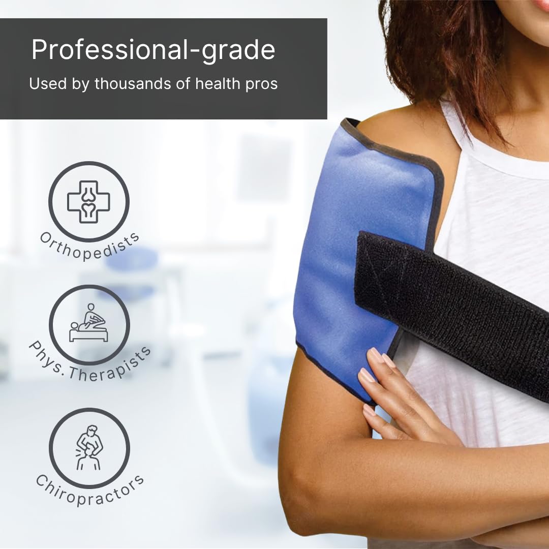 NatraCure FlexiKold gel intérieur pliable qui épouse les contours.